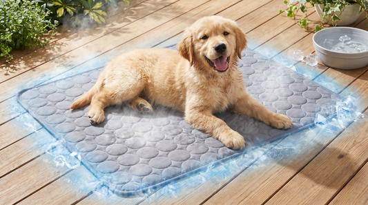 Cooling Dog Mat for Summer – Self Cooling Pet Bed for Dogs & Cats