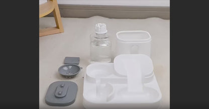 Automatic Pet Feeder with Food Storage and Water Dispenser for Dogs & Cats